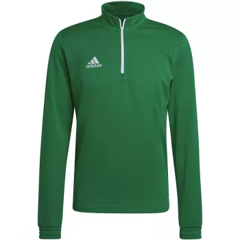 Sweatshirt de treino adidas Entrada 22 Top verde equipa corte slim manga comprida HI2129 S