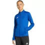 Casaco de treino adidas Entrada 26 mulher com fecho integral, azul, M
