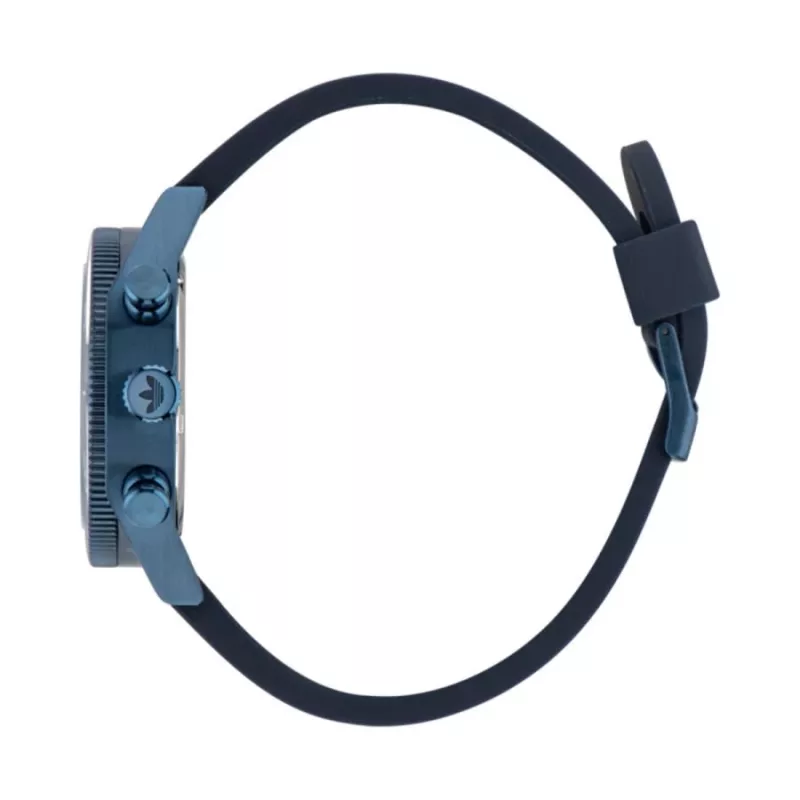 Relógio cronógrafo de quartzo Adidas homem AOFH23004 Code One Chrono 43 mm silicone preto