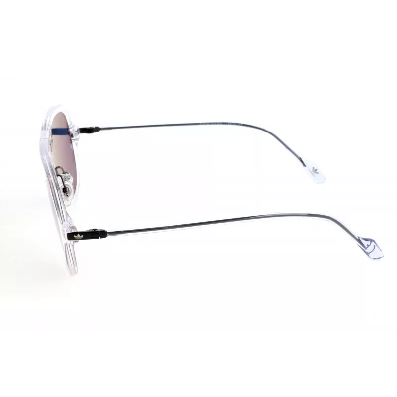 Óculos de sol de homem Adidas AOK001 - armação preta, lentes fumadas, 57 mm