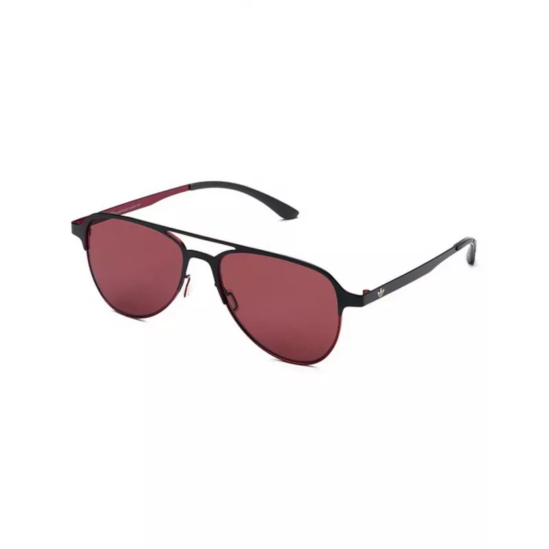 Adidas Homem AOM005-009053 Óculos de sol desportivos retangulares - armação preta lentes cinzentas 54mm