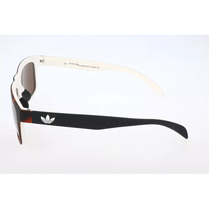 Óculos de sol de homem Adidas AOR005 - armação preta, lentes cinzentas, 54 mm