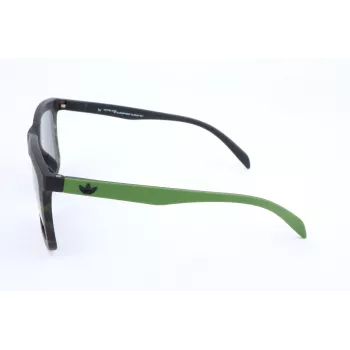 Óculos de sol de homem Adidas AOR015-140030 - armação preta, lentes cinzentas, 53 mm