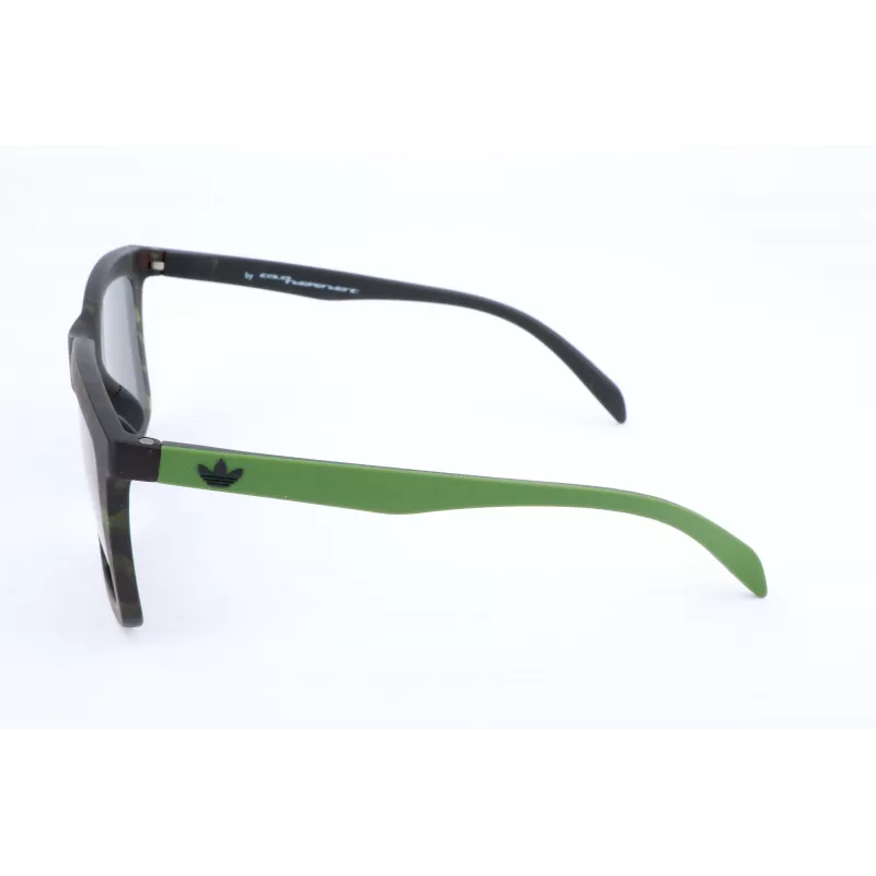 Óculos de sol de homem Adidas AOR015-140030 - armação preta, lentes cinzentas, 53 mm
