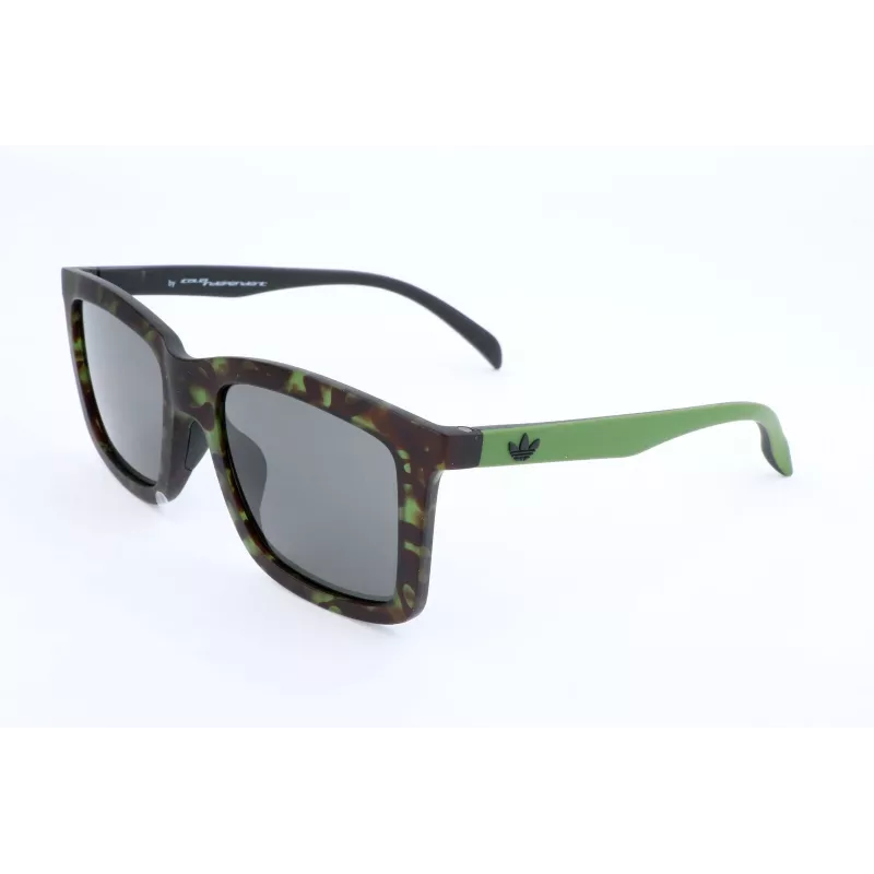 Óculos de sol de homem Adidas AOR015-140030 - armação preta, lentes cinzentas, 53 mm