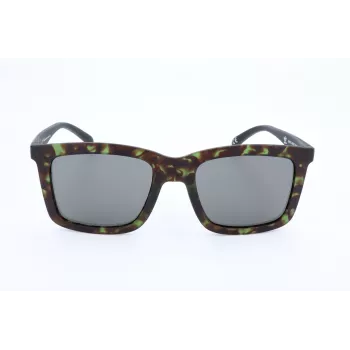 Óculos de sol de homem Adidas AOR015-140030 - armação preta, lentes cinzentas, 53 mm