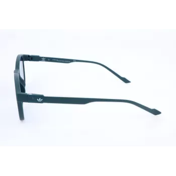 Óculos de sol de homem Adidas AOR030 - armação retangular preta, lentes cinzentas, 52/19/145 mm