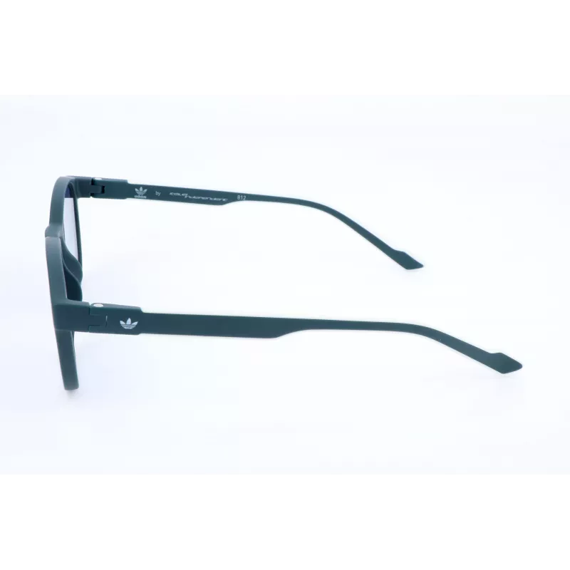Óculos de sol de homem Adidas AOR030 - armação retangular preta, lentes cinzentas, 52/19/145 mm
