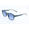 Óculos de sol de homem Adidas AOR030 - armação retangular preta, lentes cinzentas, 52/19/145 mm