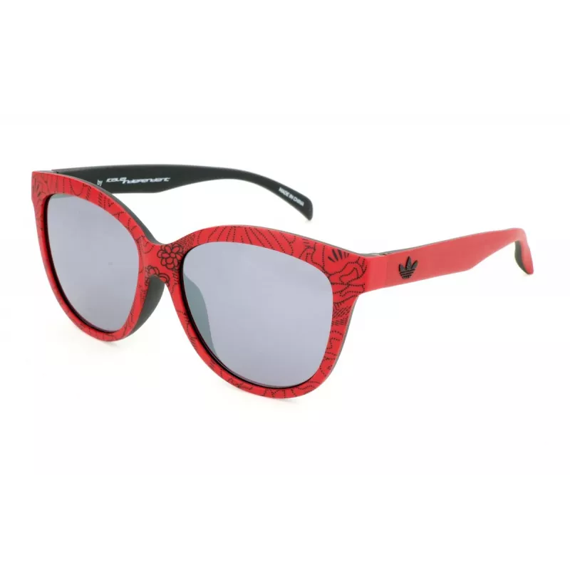 Adidas Homem AORD005SBG053 Óculos de sol retangulares - armação preta lentes cinzentas 54/21/140 mm