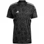 Camisola de guarda-redes de manga curta adidas Condivo 22 homem preta HB1619