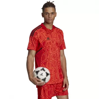 Camisola de guarda-redes de manga curta adidas Condivo 22 homem vermelha