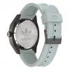 Relógio digital de quartzo Adidas homem AOFH22001 43mm preto aço inoxidável reciclado e silicone