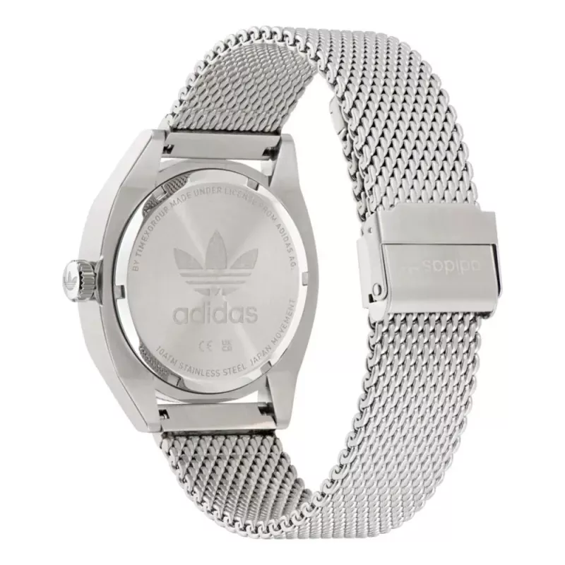Relógio digital Adidas para homem AOFH22502 42mm bracelete de silicone preto