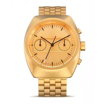 Relógio de homem Adidas Z18502-00 analógico de quartzo 40 mm aço inoxidável pele preta