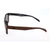 Óculos de sol retangulares de homem Adidas Originals AOR005-044009 - Armação preta lentes cinzentas 54mm