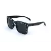 Adidas Originals AOR010-TFL009 Óculos de Sol de Homem - Armação Preta Mate, Lentes Fumadas, 53 mm