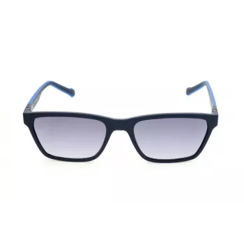 Óculos de sol de homem Adidas Originals AOR027-019000 - armação preta, lentes cinzentas, 54 mm