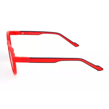 Óculos de sol Adidas Originals AOR028 - armação preta mate, lentes cinzentas, 50 mm