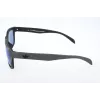 Óculos de sol de homem Adidas Originals AOR005-143070 - armação preta mate, lentes cinzentas, 54 mm