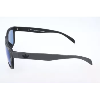 Óculos de sol de homem Adidas Originals AOR005-143070 - armação preta mate, lentes cinzentas, 54 mm