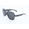 Óculos de sol de homem Adidas Originals AOR011-TFL009 - Armação preta, lentes cinzentas, 54 mm