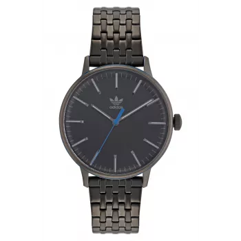 Relógio digital Adidas Originals Street Project One unissexo AOSY22023 38mm preto silicone