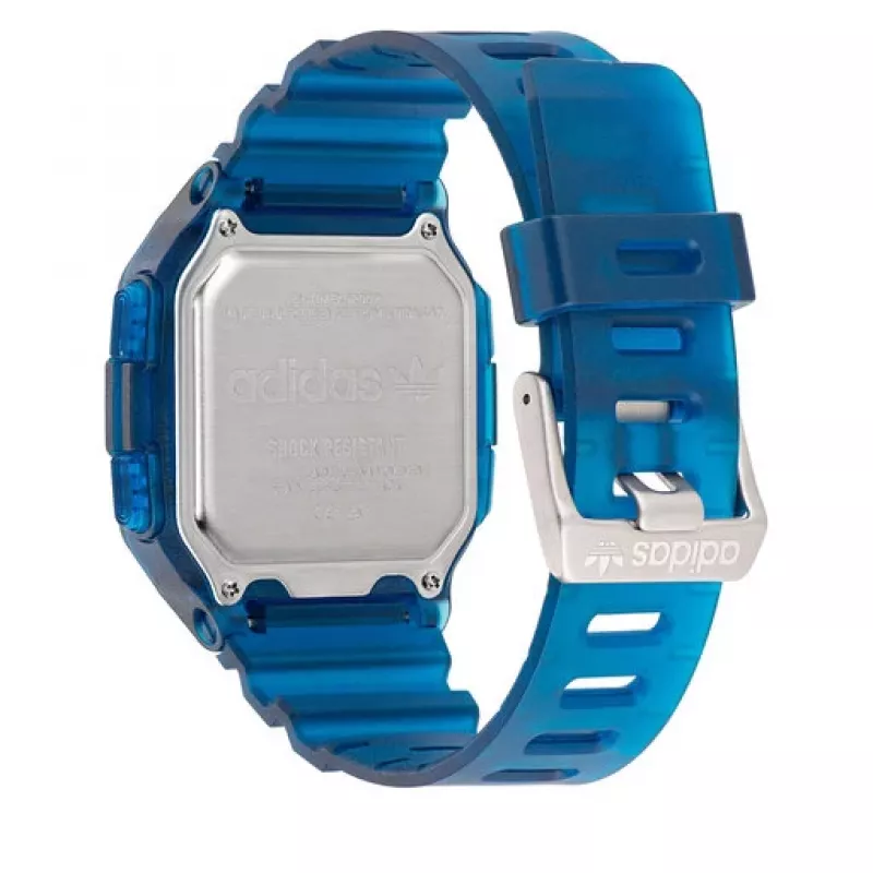 Adidas Project Two Relógio Digital de Quartzo Homem AOST22552 48mm Silicone Preto