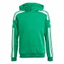 Sweatshirt com capuz adidas Squadra 21 jovem verde GP6432 116cm