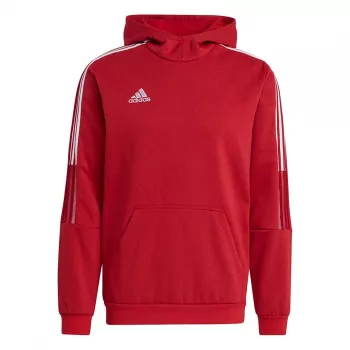 adidas Tiro 21 homem sweatshirt com capuz Team Power Red / Branco GM7353