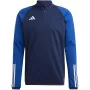 Sweatshirt de treino adidas Tiro 23 Competition para homem Team Navy Blue/branco HK7645 tamanho 2XL