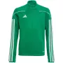 Sweatshirt de treino adidas Tiro 23 League criança verde IB8473 140cm
