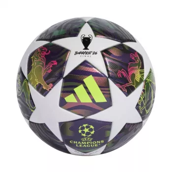 adidas UCL 25/26 Final League bola de futebol tamanho 4 roxo/branco