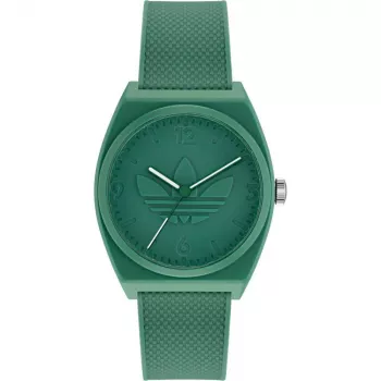 Adidas Unissexo AOST22032 Relógio de quartzo analógico 38mm - Bracelete de silicone preta