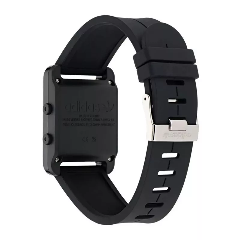 Adidas Unissexo AOST23568 Relógio analógico de quartzo 31mm preto silicone