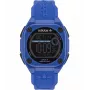 Adidas Relógio digital de quartzo unissexo AOST23061 45 mm Preto resina silicone