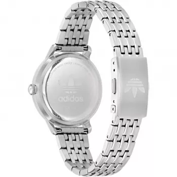 Adidas Relógio digital de quartzo unissexo AOSY22065 34mm Prateado Preto