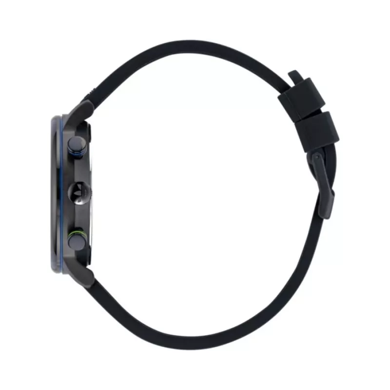Relógio digital unissexo Adidas AOSY23021 40mm bracelete de silicone preta
