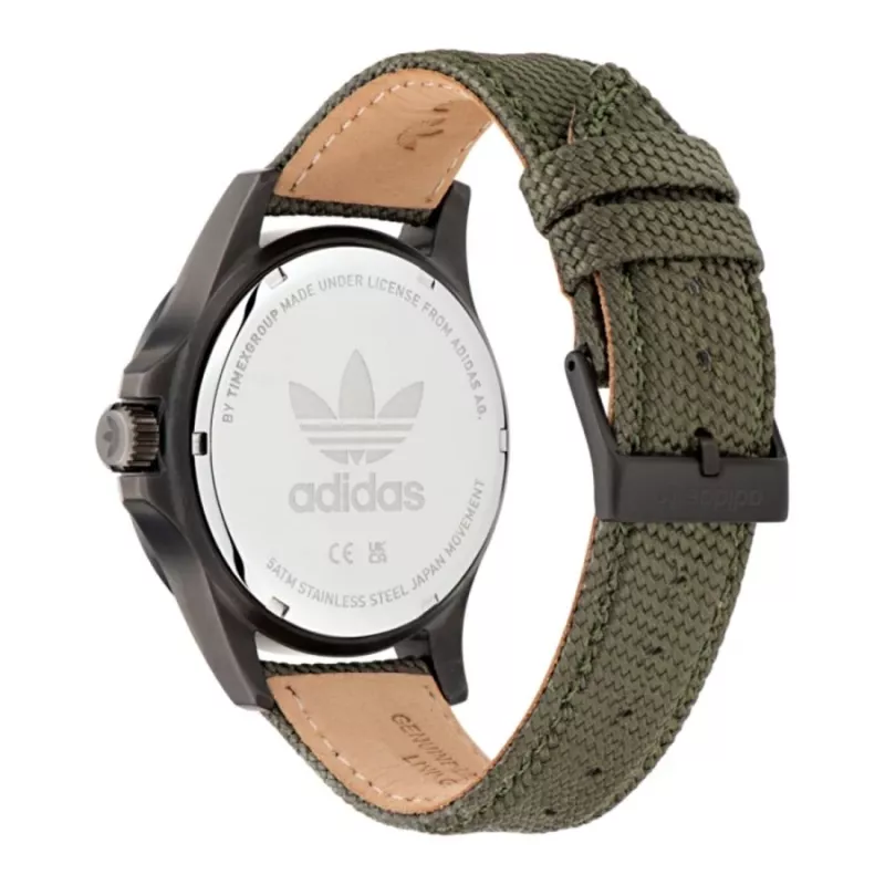 Relógio unissexo Adidas AOFH23017 44mm aço inoxidável quartzo analógico