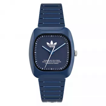 Adidas Relógio Unissexo AOSY24029 37mm Quartzo Analógico Branco Bracelete de silicone