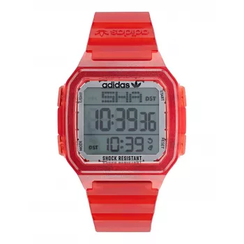 Relógio digital de quartzo de mulher Adidas AOST22051 38mm preto silicone