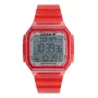 Relógio digital de quartzo de mulher Adidas AOST22051 38mm preto silicone