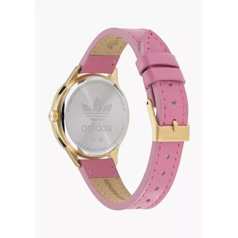 Relógio de mulher Adidas AOFH22509 36 mm rosa-ouro branco silicone
