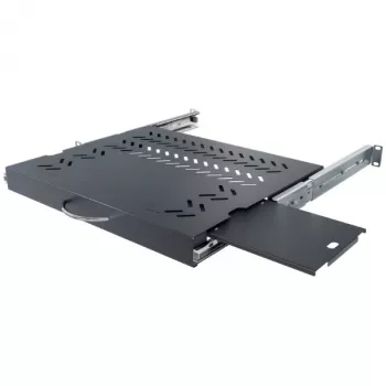 Prateleira Ajustável para Teclado e Rato RSR-F2-19-1U-350B-KM Stalflex