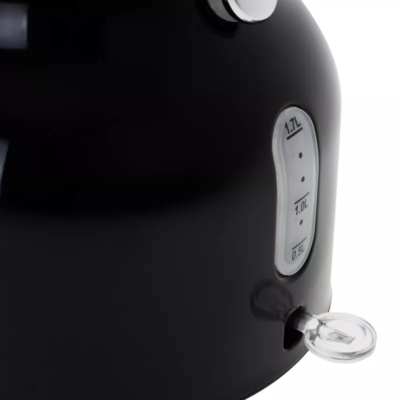 Chaleira elétrica Adler AD 1346B 1,7 L, 2200 W, preto, metálico
