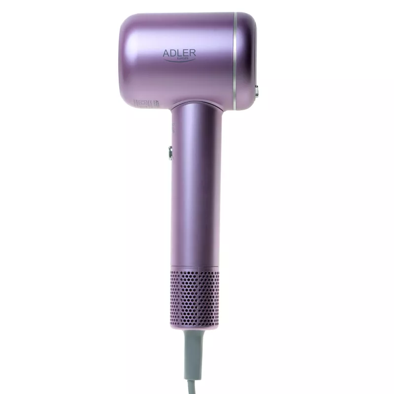 Secador de cabelo de viagem ADLER AD 2270p 1200W tensão dupla dobrável preto/prateado