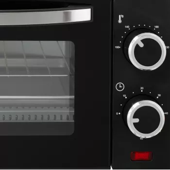 Forno elétrico compacto Adler AD 6032, 9 l, 650 W, Preto