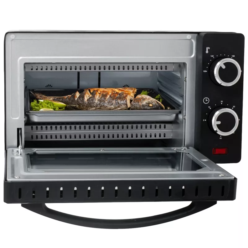 Forno elétrico compacto Adler AD 6032, 9 l, 650 W, Preto