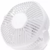 Adler AD 7335 ventoinha de secretária recarregável com mola, 6W, 12,7 cm, 3 velocidades, oscilação, branca