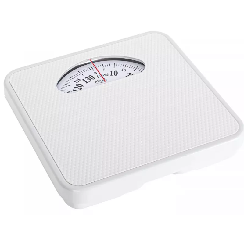 Balança de pessoa mecânica Adler AD 8179 - branco, capacidade 136 kg